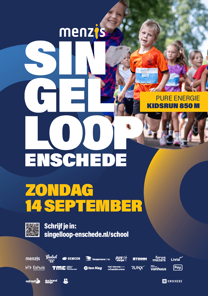Singelloop 2025 flyer A5 kidsrun